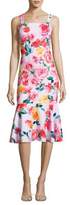 Thumbnail for your product : Laundry by Shelli Segal Floral-Print Trumpet Dress