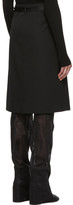 Thumbnail for your product : Helmut Lang Black Tuxedo Wrap Skirt