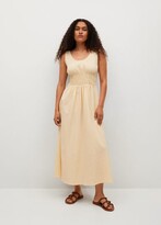 Thumbnail for your product : MANGO Textured cotton dress