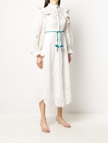 Thumbnail for your product : Zimmermann Carnaby Scallop midi dress