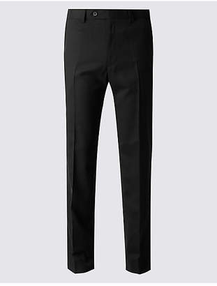 M&S Collection Big & Tall Tailored Wool Blend Trousers
