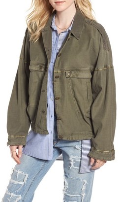 Free People Women's Slouchy Military Jacket