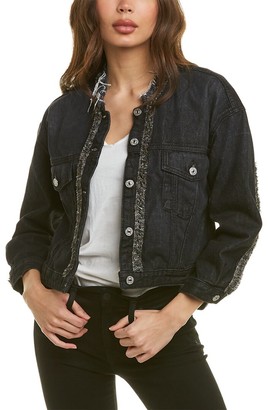 Seven For All Mankind 7 For All Mankind Cropped Trucker Jacket