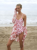 Thumbnail for your product : VERDELIMON San Juan Printed Mini Cover Up Dress
