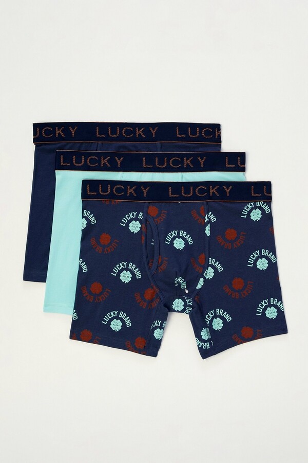 Lucky Brand 3 Pack Essential Soft Boxer Briefs - ShopStyle