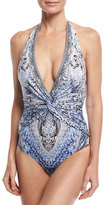 Thumbnail for your product : Camilla Twist Front Halter One-Piece Swimsuit