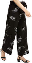 Thumbnail for your product : Miss Shop Wide Leg Tie Waist Pant - Spaced Tropical