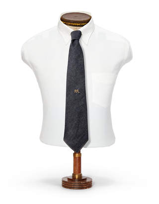 Ralph Lauren Handmade Indigo Denim Tie