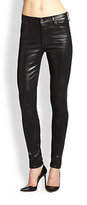 Thumbnail for your product : Citizens of Humanity The Rocket Coated High-Rise Skinny Jeans