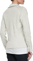 Thumbnail for your product : Eileen Fisher Metallic Zipper-Cuff Jacket, Women's