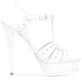 Thumbnail for your product : Saint Laurent perforated Tribute 105 sandals