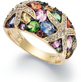 Thumbnail for your product : Effy Watercolors by Multistone and Diamond Starfish Ring (3-1/2 ct. t.w.) in 14k Gold