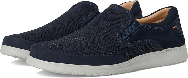 Samuel Hubbard Olema Slip-On Men's Lace-up Boots Navy Nubuck : 14 D - Medium Leather