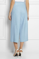 Thumbnail for your product : Vionnet Cropped leather wide-leg pants