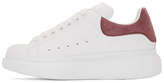Thumbnail for your product : Alexander McQueen SSENSE Exclusive White and Pink Oversized Sneakers