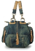 Thumbnail for your product : ChicNova Retro Denim Shoulder Bags with Plait Handles