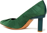 Thumbnail for your product : Tibi Ruched Shell Pumps