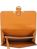 Thumbnail for your product : Chloé Marcie Textured Leather Long Wallet