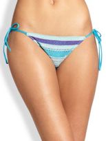 Thumbnail for your product : Cecilia Prado Patchwork String Bikini Bottom