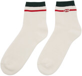 Thumbnail for your product : Gucci White Interlocking G Socks