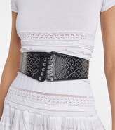 Thumbnail for your product : Alaia Embellished leather belt