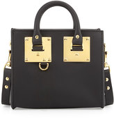Thumbnail for your product : Sophie Hulme Small Leather Box Satchel Bag, Black