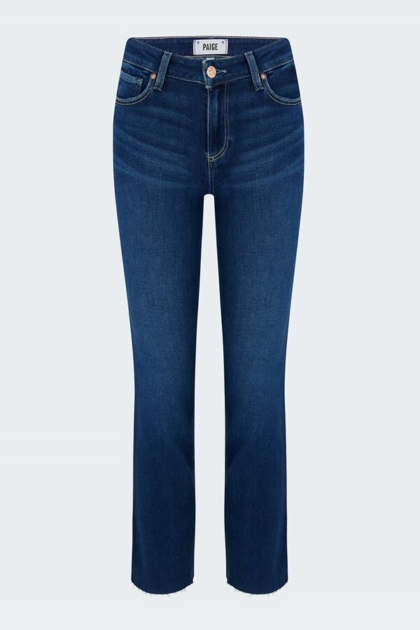Paige Denim Paige Amber Straight Crop Jean in Notre Dame ShopStyle