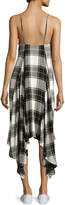 Thumbnail for your product : Public School Lilu Sleeveless Plaid Dress, Yellow/White/Gray