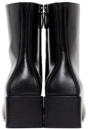Balenciaga Black Double Square BB Lux Boots