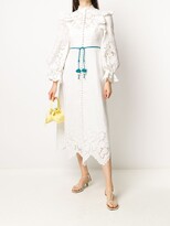 Thumbnail for your product : Zimmermann Carnaby Scallop midi dress