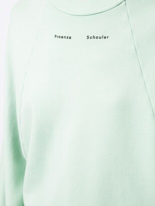 Proenza Schouler White Label Logo Print Sweatshirt