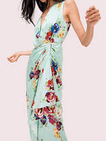 Thumbnail for your product : Kate Spade Rare Roses Silk Midi Dress