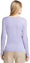 Thumbnail for your product : Brooks Brothers Silk and Cotton Long-Sleeve Sweater