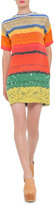 Thumbnail for your product : Akris Short-Sleeve Floral-Print Tunic Dress, Multi Colors
