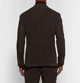 Thumbnail for your product : Boglioli Dark-Olive Unstructured Stretch-Cotton Corduroy Suit Jacket