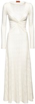 Thumbnail for your product : Missoni Intarsia Knit Wool Blend Midi Knot Dress