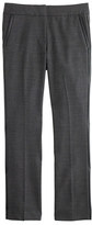 Thumbnail for your product : J.Crew Petite Campbell capri pant in bi-stretch wool with leather tuxedo stripe