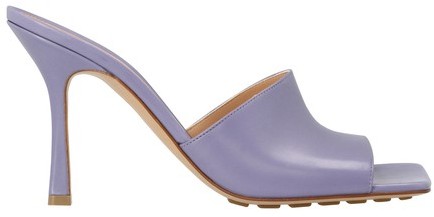 lavender mule heels