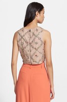 Thumbnail for your product : Alice + Olivia 'Kesten' Embellished Crop Tank