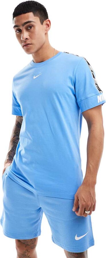 nike repeat t shirt blue