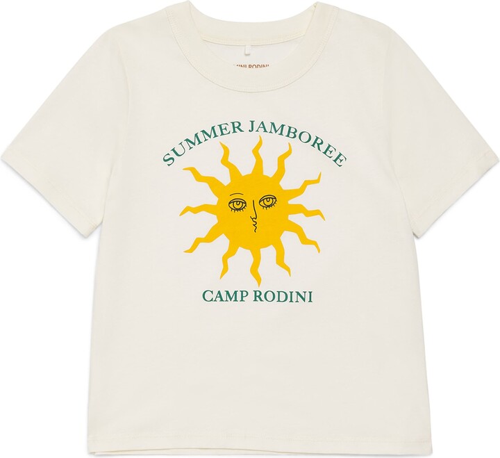 Mini Rodini Organic Cotton Sun Jamboree T-Shirt