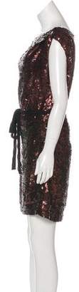 Robert Rodriguez Sequined Mini Dress