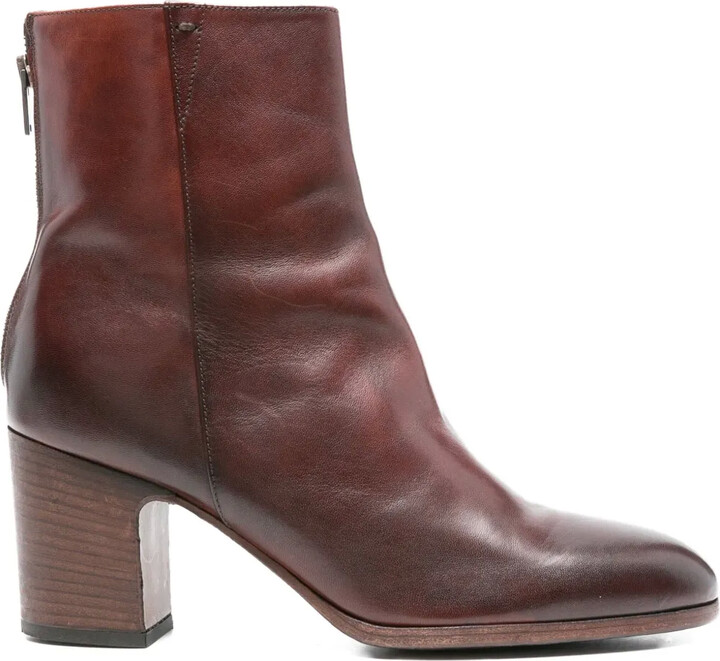 Pantanetti 75mm Leather Ankle Boots