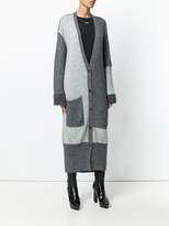 Thumbnail for your product : McQ patchwork long cardigan