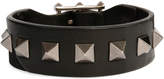 Thumbnail for your product : Valentino Garavani Men's Rockstud Camo Leather Bracelet, Black