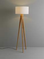 Thumbnail for your product : Habitat Tripod Wooden Floor Lamp