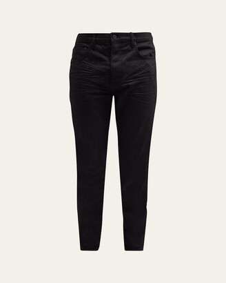 Purple Men's P005 Black Raw Slim-Fit Jeans