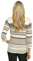 Thumbnail for your product : Allison Daley Striped Hotfix Top