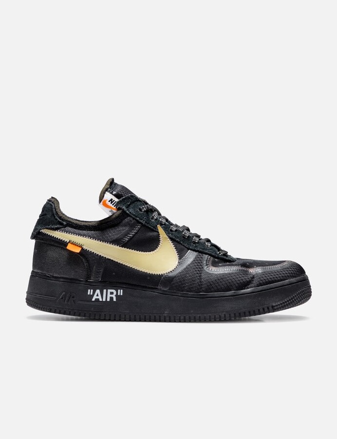 nike off white black af1