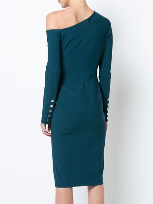 Yigal Azrouel one-shoulder fitted dress